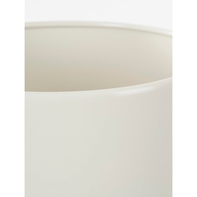 Mica Decorations Aries Blumentöpfe mit Ständern aus Eisen - Weiß - 3er-Set