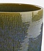 Bloempot binnen Donkerblauw 1Aardewerk