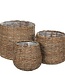 Plantenmand set Lichtbruin 3Zeegras