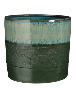 Mica Decorations Bloempot binnen Donkerbruin 1Aardewerk