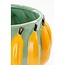 Mica Decorations Moza Blumentopf für drinnen aus Keramik - Hellgrün - H27,5 cm