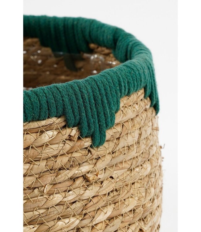 Plantenmand set Donkerbruin 3Zeegras