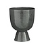 Mica Decorations James Iron Indoor Plant Pot - Grey - H27.5 cm