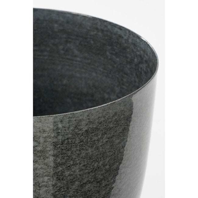 Mica Decorations James Iron Indoor Plant Pot - Grey - H27.5 cm