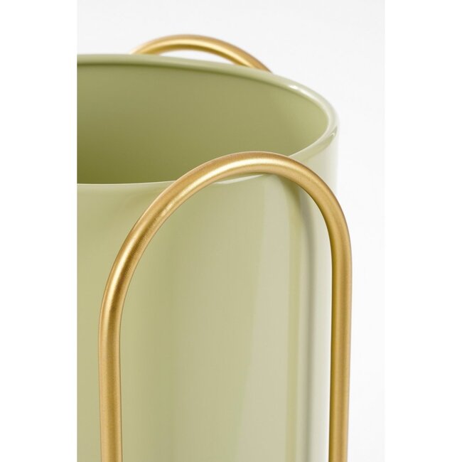 Bloempot binnen Lichtgroen 2Ijzer