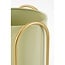 Mica Decorations Donau Iron Plant Pots on Stands - Light Green - Set of 2