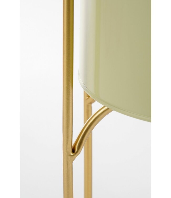 Bloempot binnen Lichtgroen 2Ijzer