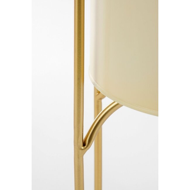 Bloempot binnen Lichtgeel 2Ijzer