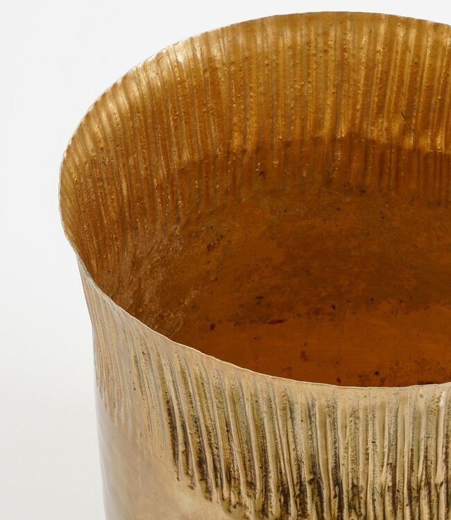 Bloempot binnen Goud 1Ijzer