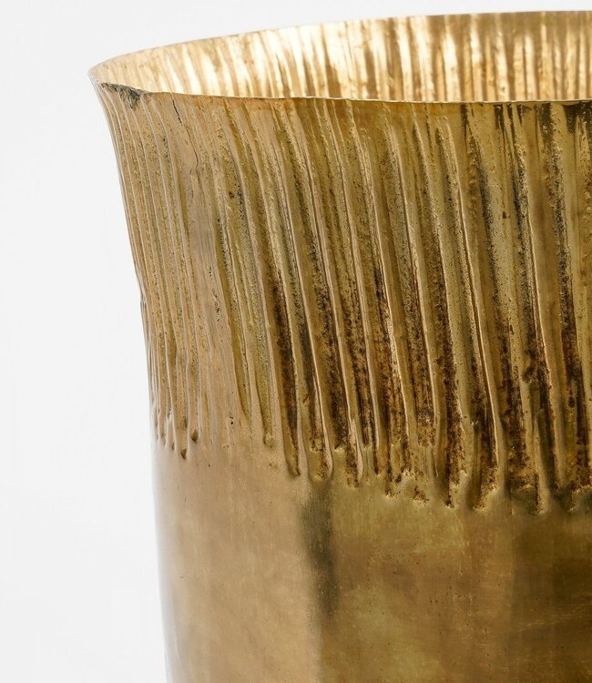 Bloempot binnen Goud 1Ijzer