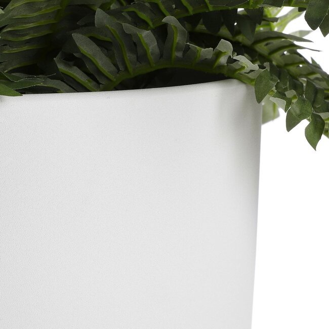 Bloempot binnen Lichtgrijs 1Keramisch