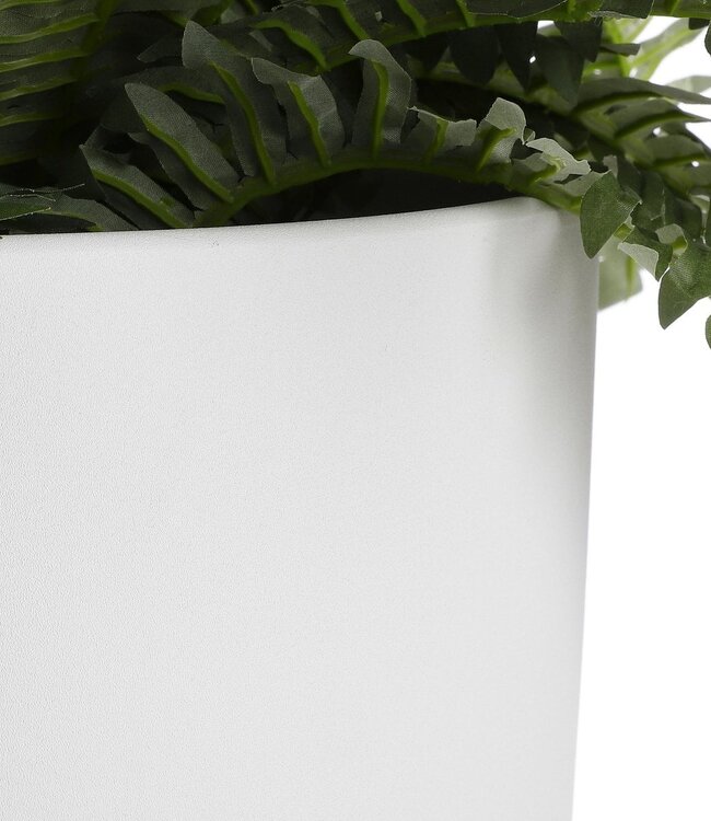 Bloempot binnen Lichtgrijs 1Keramisch