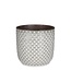 Mica Decorations Bloempot binnen Wit 1Keramisch
