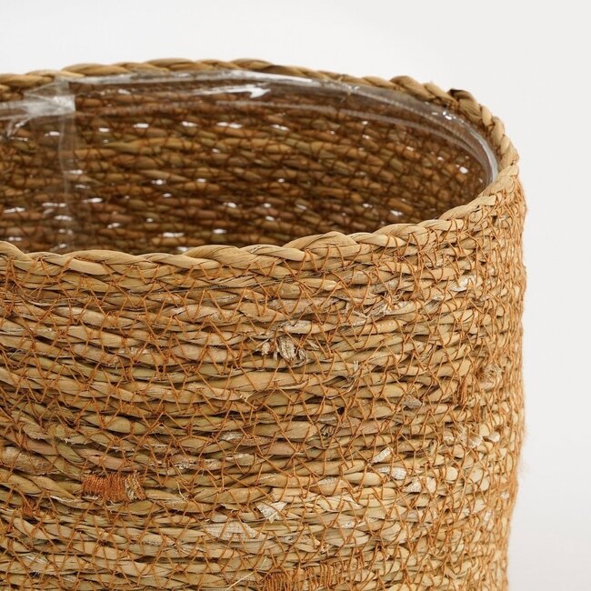 Plantenmand set Lichtbruin 2Zeegras