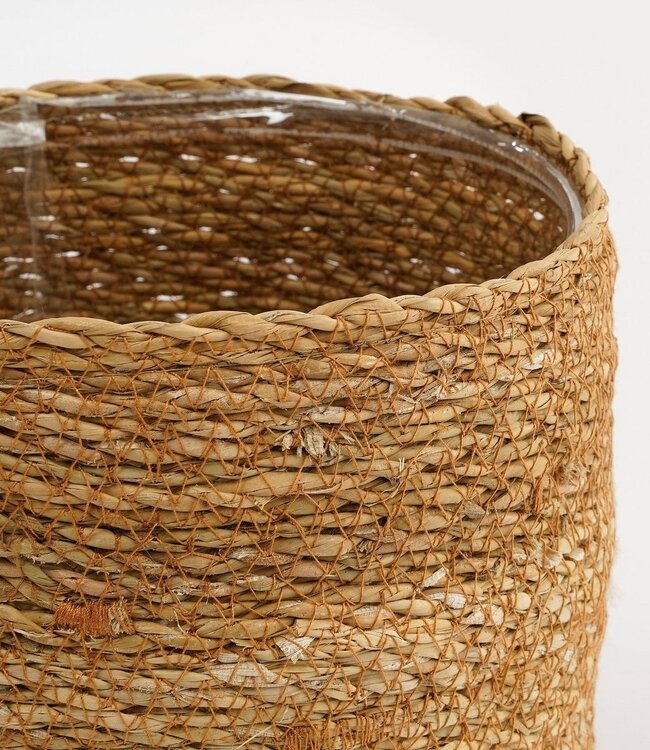 Plantenmand set Lichtbruin 2Zeegras