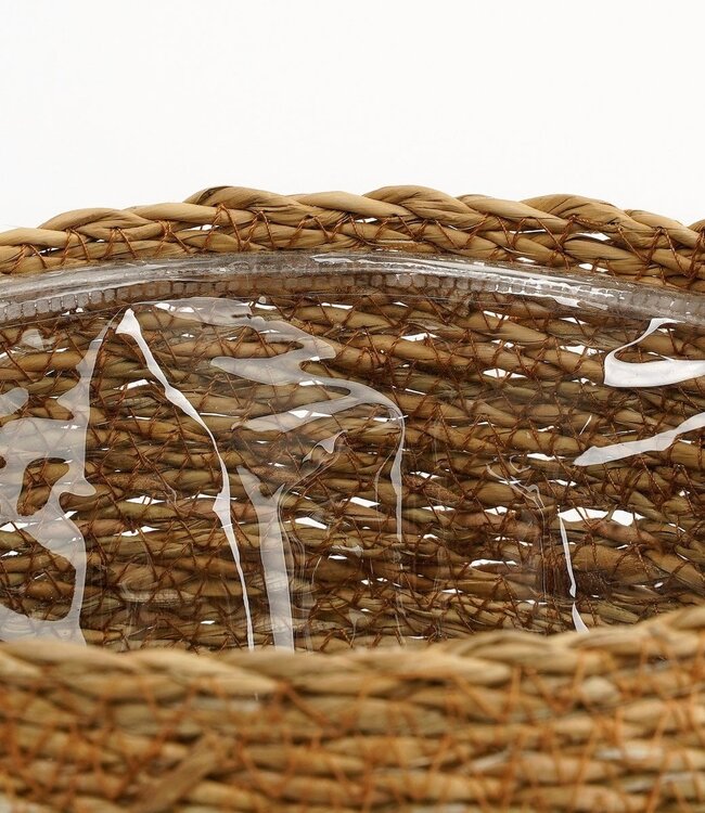 Plantenmand set Lichtbruin 2Zeegras