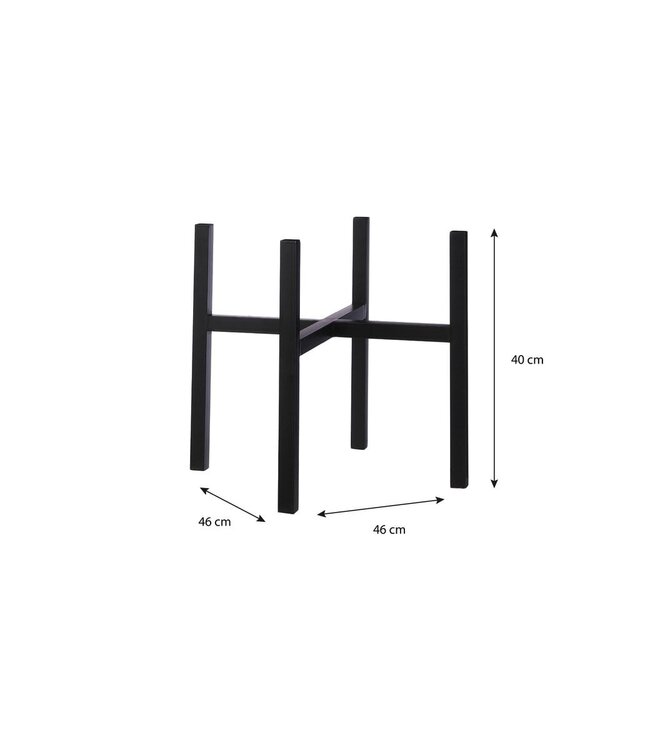 Plantenstandaard Zwart 1Ijzer