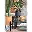 Mica Decorations Ascot Pflanzenständer aus Eisen - Schwarz - L45,5 × B45,5 × H40 cm