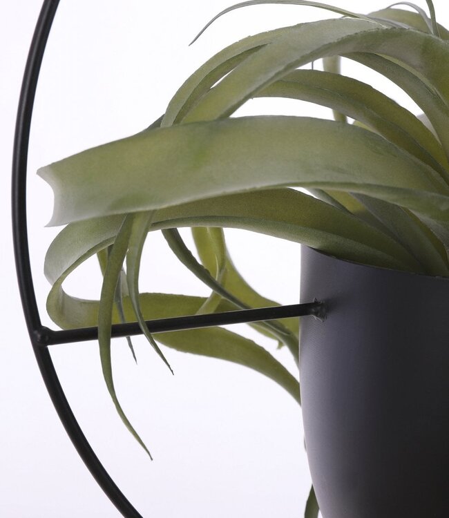 Bloempot binnen hangend Zwart 1Ijzer