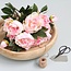 Mica Decorations Artificial Peony Bouquet - Light Pink - H55 cm