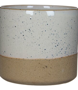 Mica Decorations Bloempot binnen Wit 1Keramisch