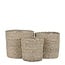 Mica Decorations Atlantic Pflanzkörbe aus Jute - Creme - 3er-Set