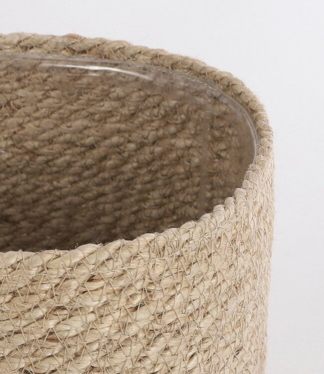 Plantenmand set Crème 3Jute