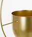Bloempot binnen hangend Goud 1Ijzer