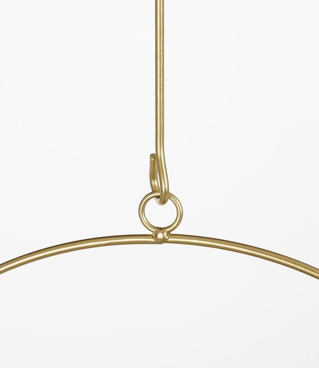 Bloempot binnen hangend Goud 1Ijzer