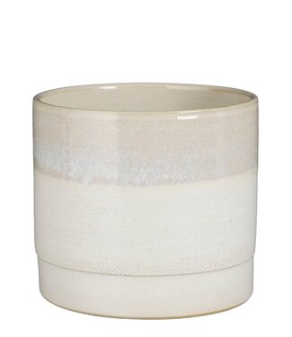 Mica Decorations Bloempot binnen Crème 1Aardewerk