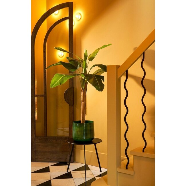 Mica Decorations Benson Iron Indoor Plant Pot - Dark Brown