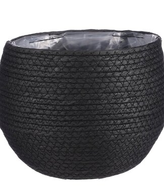 Mica Decorations Plantenmand Zwart 1Papier