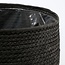 Mica Decorations Jorck Paper Plant Basket - Black - H19 × Ø22 cm