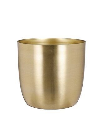 Mica Decorations Bloempot binnen Goud 1Ijzer