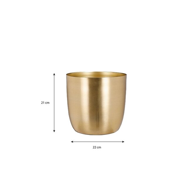 Bloempot binnen Goud 1Ijzer