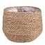 Mica Decorations Jorck Pflanzkorb aus Seegras - Hellbraun - H19 × Ø22 cm