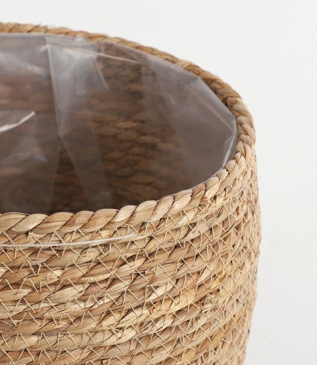 Plantenmand Lichtbruin 1Zeegras