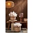 Mica Decorations Jorck Seagrass Plant Basket - Light Brown - H19 × Ø22 cm