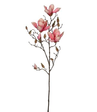 Mica Decorations Kunstbloem Roze 1Polyester