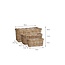 Mica Decorations Marcia Rattan Outdoor Plant Baskets - Grey - Set of 3