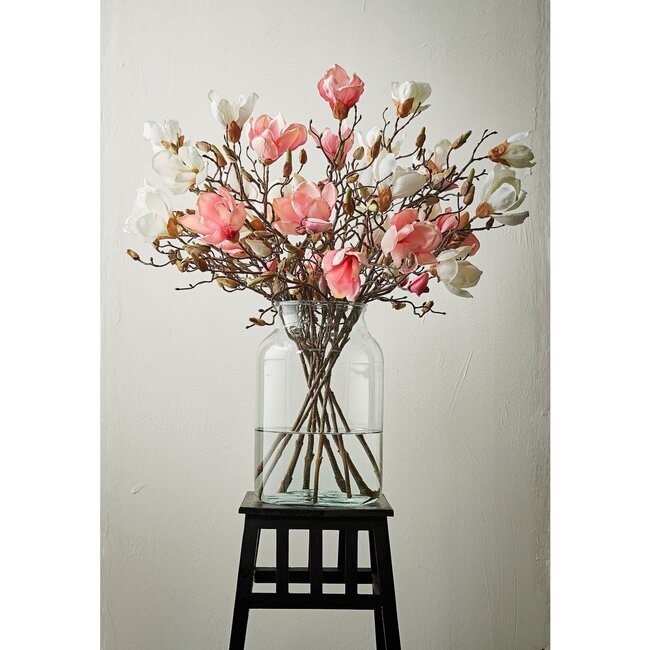 Mica Decorations Artificial Magnolia Stem - Pink