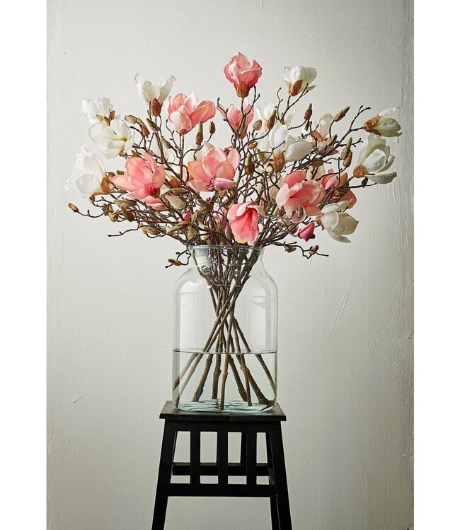 Kunstbloem Roze 1Polyester