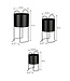 Bloempot binnen Zwart 3Ijzer