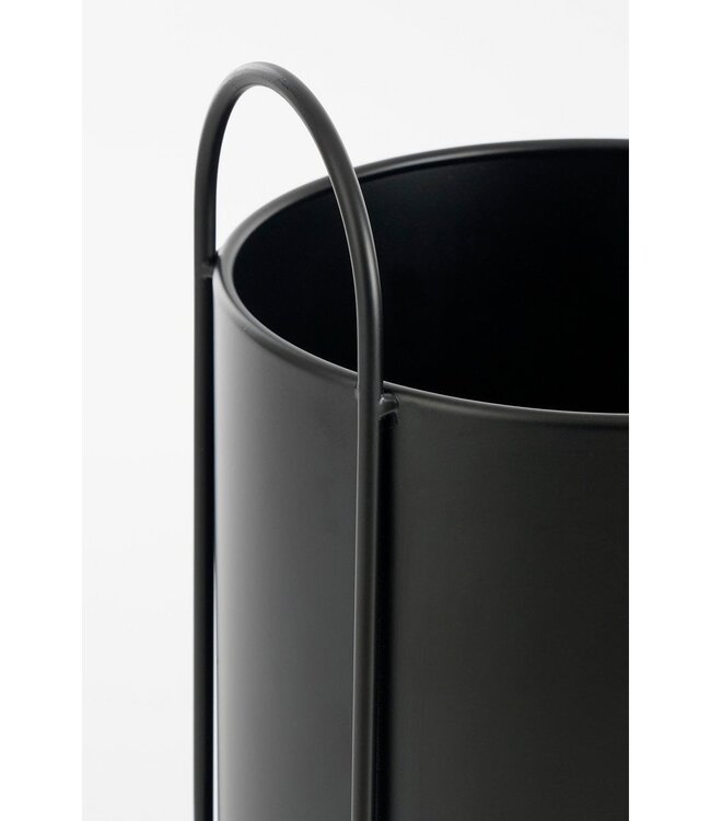 Bloempot binnen Zwart 3Ijzer