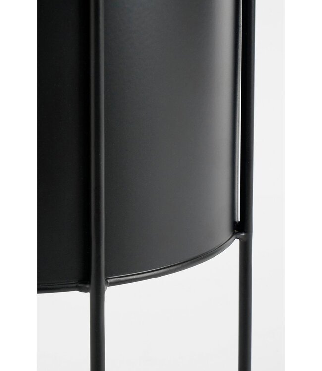 Bloempot binnen Zwart 3Ijzer