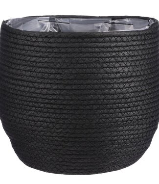 Mica Decorations Plantenmand Zwart 1Papier