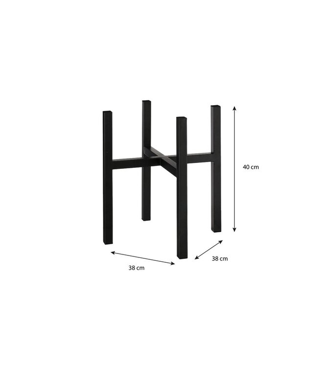 Plantenstandaard Zwart 1Ijzer