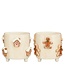 Mica Decorations Kerst bloempot binnen Gebroken wit 1Steen