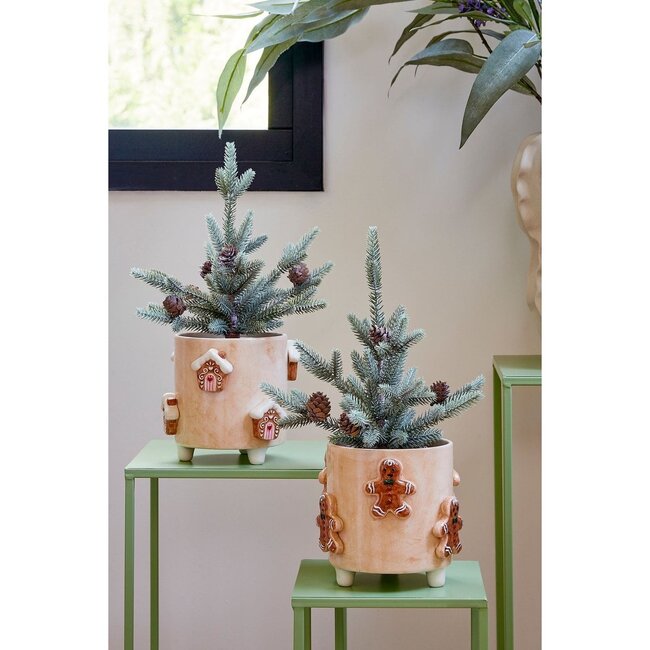 Kerst bloempot binnen Gebroken wit 1Steen