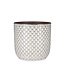Mica Decorations Bloempot binnen Wit 1Keramisch